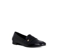 Dune London Ladies Guitar Logo-Detail Penny Loafers Size UK 3 Black