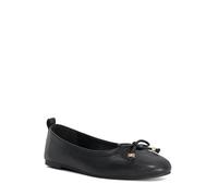 Dune London Ladies HAIMEE Raffia Ballet Flats Size UK 3 Ballet Pumps Black