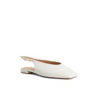 Dune London Ladies Heartbeat Leather Slingback Ballet Flats Size UK 7 Ballet Pumps Ecru