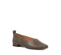 Dune London Ladies HIGHMARK Low-Heel Ballet Pumps Size UK 6 Taupe