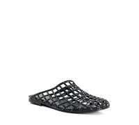 Dune London Ladies HONNI Jelly Woven Slip On Mules Size UK 7 Ballet Pumps Black