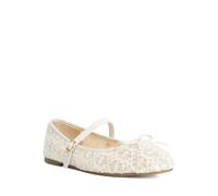 Dune London Ladies HUCKY Lace Mary-Janes Size UK 8 Ballet Pumps Cream