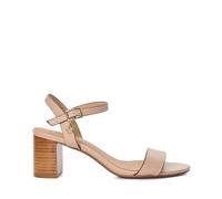 Dune London Ladies Jelly Wide Fit Leather Block Heeled Sandals Size UK 3 Block Heel Blush