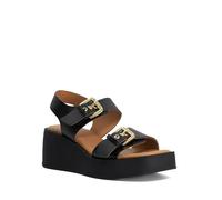 Dune London Ladies KAROLA Wedge Double Buckle Sandals Size UK 7 Casual Sandals
