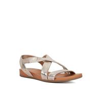 Dune London Ladies LANDIES Wide Fit Casual Sandals Size UK 6 Flat Sandals Gold