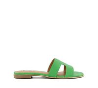 Dune London Ladies LOOPERS Smart Slider Sandals Size UK 4 Casual Sandals Green