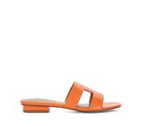 Dune Womens Orange-leather Loupe Open-toe Leather Sandals Eur 36 / 3 UK Women