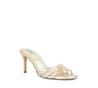 Dune London Ladies MASSON Embellished Studded Heeled Mules Heeled Sandals