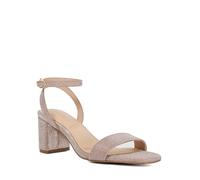 Dune London Ladies MELINI Block Heel Sandals Size UK 4 Block Heel Heeled Sandals Rose Gold