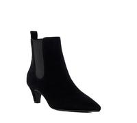 Dune London Ladies OBVIOUS Suede Mid Heel Chelsea Ankle Boots Size UK 7 Kitten Heel Suede