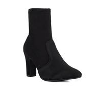 Dune London Ladies OPTILLY Wide Fit Almond Toe Sock Boots Size UK 5 Suede Ankle Boots