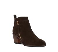 Dune London Ladies PAICING Block Heel Side Zip Boots Size UK 4 Ankle Boots