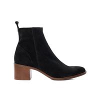 Dune London Ladies PAPRIKAA Suede Block Heel Ankle Boots Size UK 5 Block Heel Suede Black