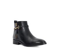 Dune London Ladies PARKLYN Wide Fit Leather Ankle Boots Size UK 5 Flat Heel