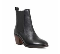 Dune London Ladies PASIL Almond Toe Block Heel Boots Size UK 7 Ankle Boots