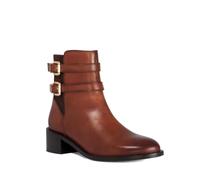 Dune London Ladies PATTERS Buckle-Detail Ankle Boots