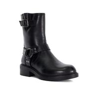Dune London Ladies PHILLYY Leather Ankle Biker Boots Size UK 3 Flat Heel Ankle Boots