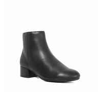Dune London Ladies PIPPIE Low-Heel Ankle Boots Size UK 3 Block Heel Black