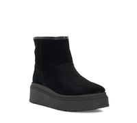 Dune London Ladies PODSEY Faux Shearling Lined Platform Boots Size UK 6 Platform Heel Suede Ankle Boots