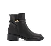 Dune London Ladies PRAISING Branded-Buckle Casual Ankle Boots Size UK 3 Flat Heel