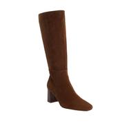 Dune London Ladies SALFIE Block Heel Knee High Boots Size UK 4 Block Heel Suede