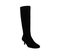 Dune London Ladies SEARING Suede Kitten Heel Knee High Boots Size UK 8 Kitten Heel Suede