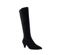 Dune London Ladies SERA Wide Fit Knee High Kitten Heel Boots Size UK 5 Kitten Heel Suede Knee High Boots