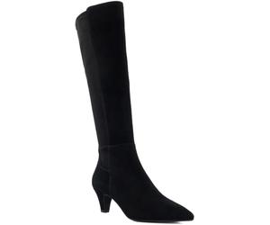 Dune London Ladies SERA Wide Fit Knee High Kitten Heel Boots Size UK 5 Suede Knee High Boots