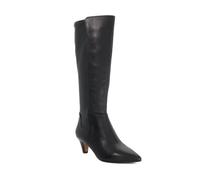 Dune London Ladies SERA Wide Fit Knee High Kitten Heel Boots Size UK 8 Knee High Boots Black