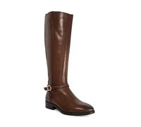 Dune London Ladies TALIAS Leather Metal Buckle Knee High Boots Size UK 5