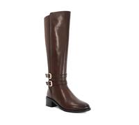 Dune London Ladies TATTER Leather Knee High Riding Boots Size UK 4 Knee High Boots