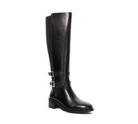 Dune London Ladies TATTER Leather Knee High Riding Boots Size UK 5 Block Heel Knee High Boots