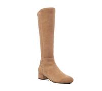 Dune London Women's Ladies Tayla - Stretch-Suede Knee-High Boots - Brown - Size: 6