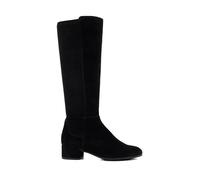 Dune London Women's Ladies Tayla - Stretch-Suede Knee-High Boots - Black - Size: 8