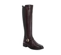 Dune London Ladies TOON Buckle Detail Leather Knee High Boots Size UK 4
