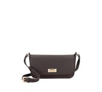 Dune London Leather Textured Cross Body Bag Dark Brown