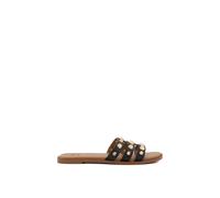 Dune London 'little' Leather Sandals In Black Black 3