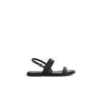 Dune London 'litton' Leather Sandals In Black Black 4