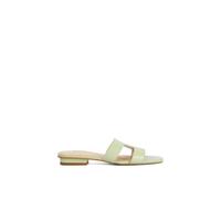 Dune London Women's 'Loupe' Leather Sandals in Green | Size: 6 Dune London Green 6