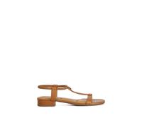 Dune London 'lyra' Leather Sandals In Tan Tan 4