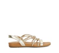 Dune London Lyrically Sandal GOLD SIZE 8
