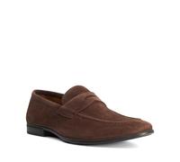 Dune London Mens Barclays Suede Loafers Size UK 9 Suede Brown