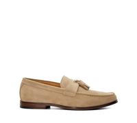 Dune London Mens BLAIKES Tassel Trim Loafers Size UK 6 Suede