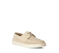 Dune London Mens Boardman Wide Fit Boat Shoes Size UK 7 Beige