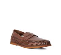 Dune London Mens Bodrum Leather Moccasins Size UK 10 Tan