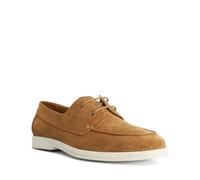Dune London Mens BOLDMAN Tan Suede Boat Shoes Size UK 10 Suede