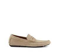 Dune London Mens BRADLAY Suede Driver Size UK 9 Suede Moccasins Sand
