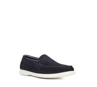 Dune London Mens BUFTON Wide Fit Suede Loafers Size UK 10 Suede Blue