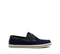 Dune London Mens BURNNER Knitted Boat Shoes Size UK 7 Navy