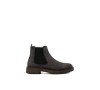 Dune London Men's 'Cheltenham' Suede Chelsea Boots in Dark Grey | Size: 7 Dune London Dark Grey 7